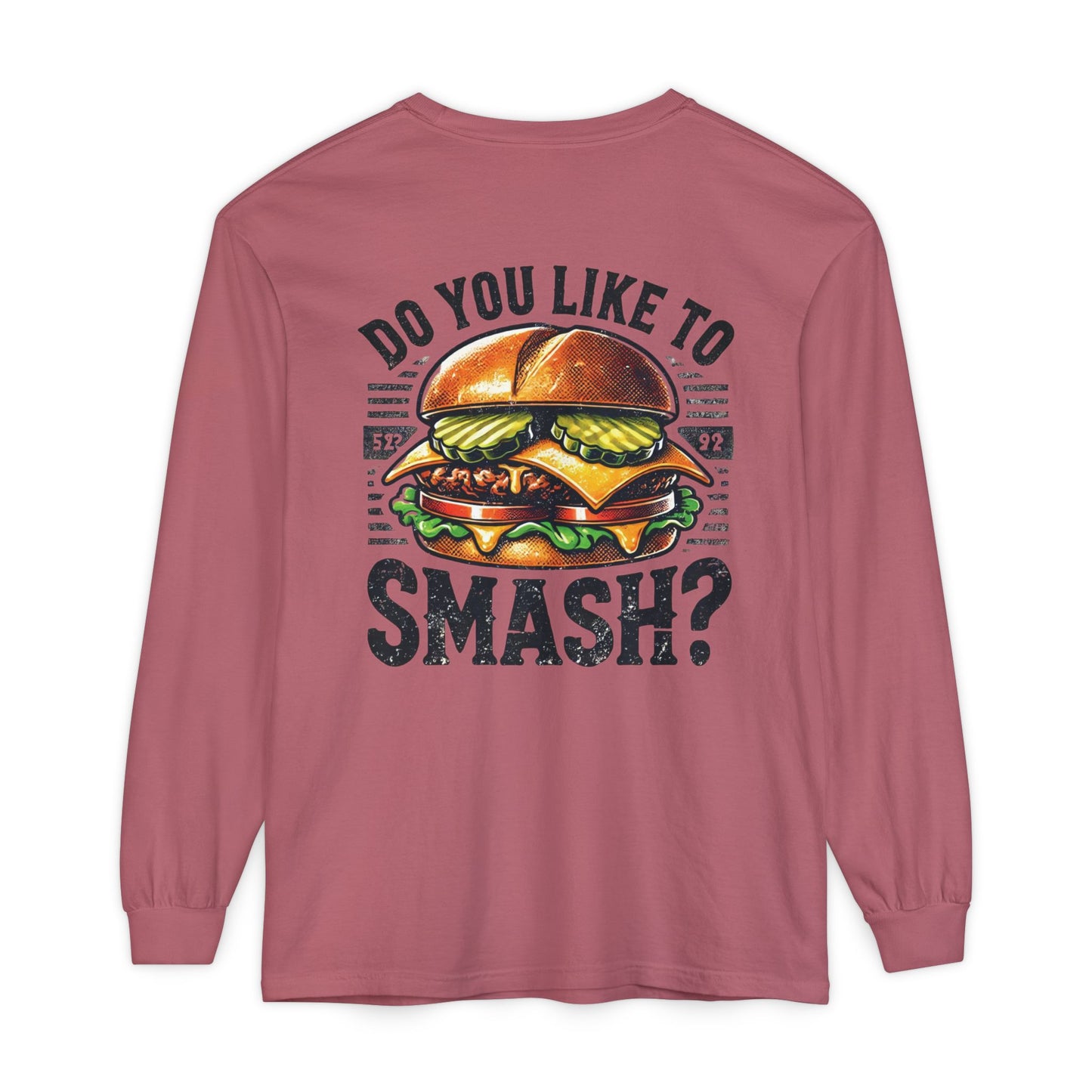 Plate-It-Up! Unisex Garment-dyed Long Sleeve T-Shirt