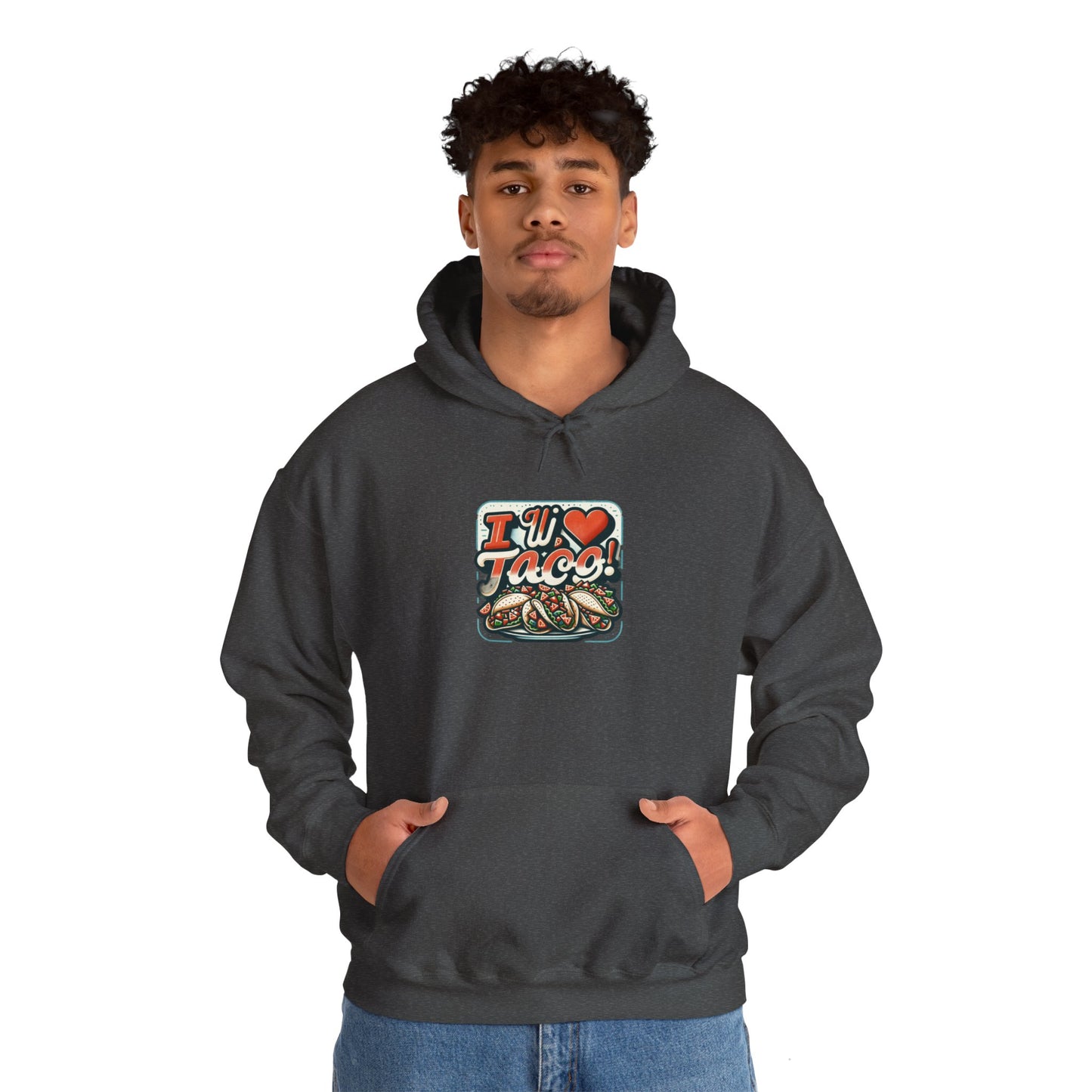 I LUV TACOS - Unisex Heavy Blend™ Hooded Sweatshirt
