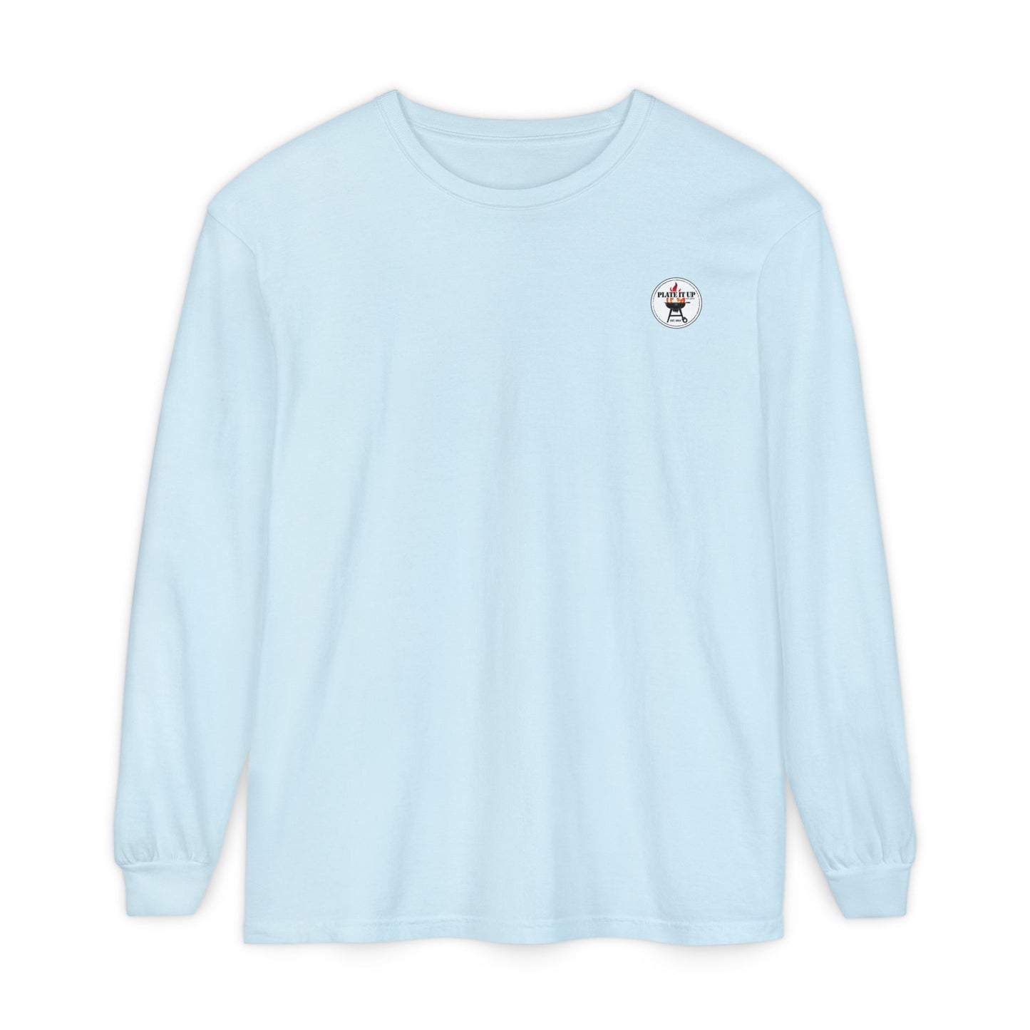 Plate-It-Up! Unisex Garment-dyed Long Sleeve T-Shirt