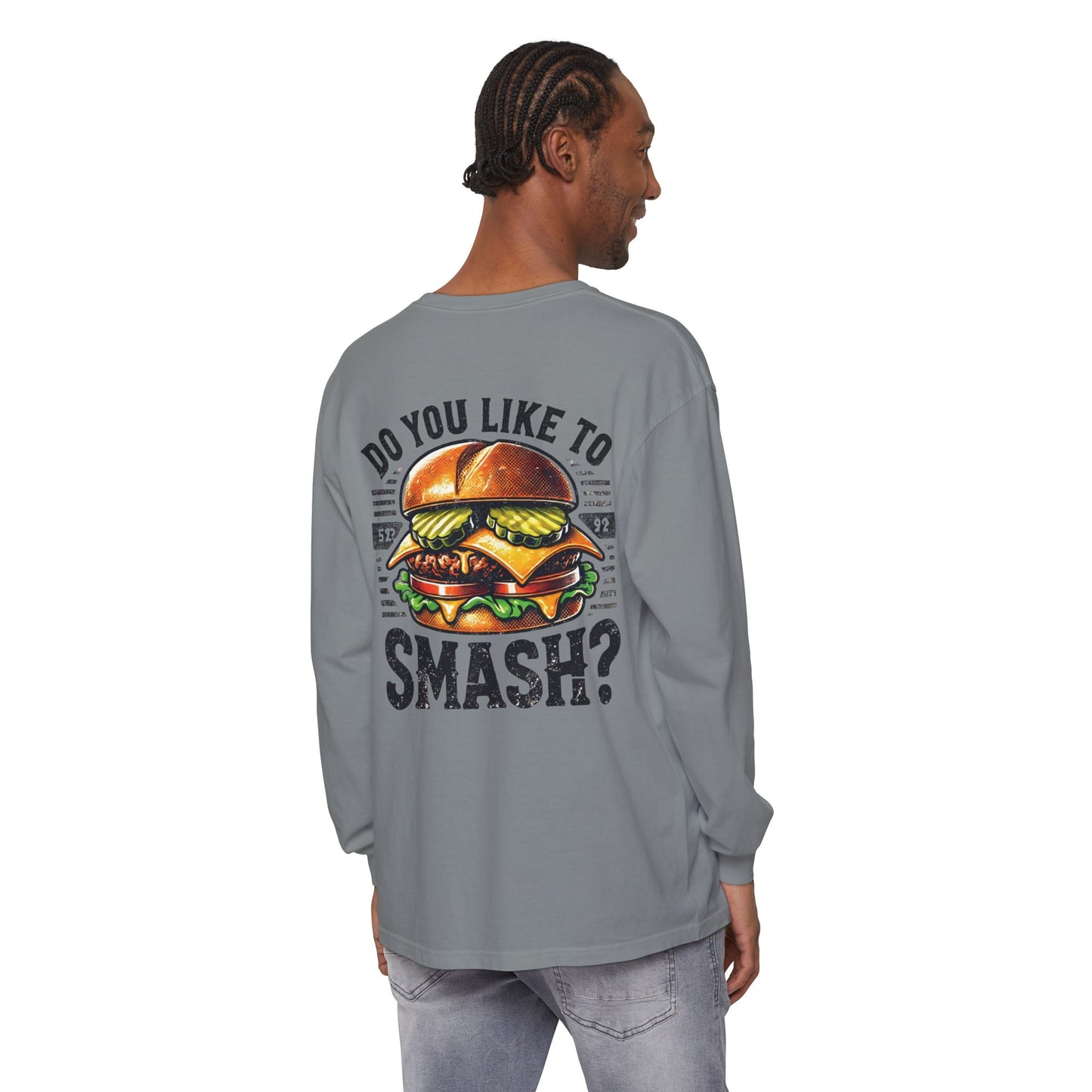 Plate-It-Up! Unisex Garment-dyed Long Sleeve T-Shirt