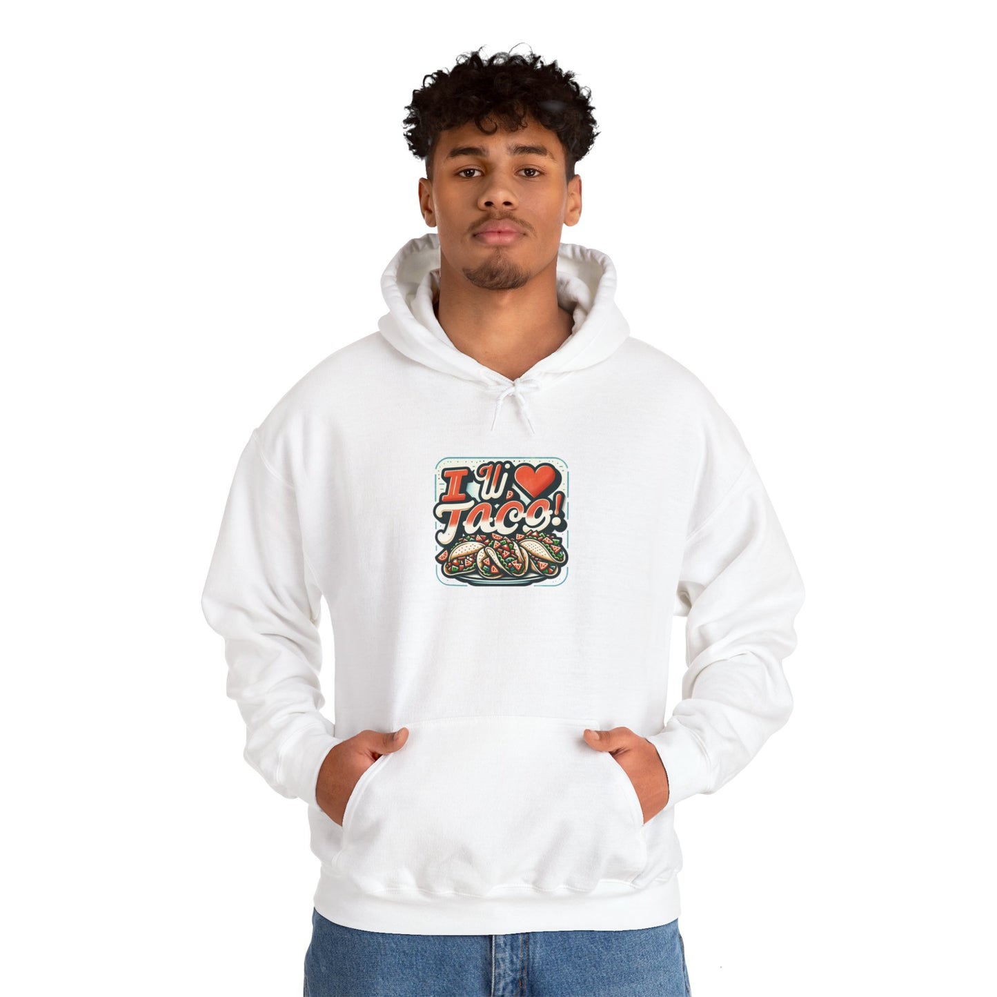 I LUV TACOS - Unisex Heavy Blend™ Hooded Sweatshirt