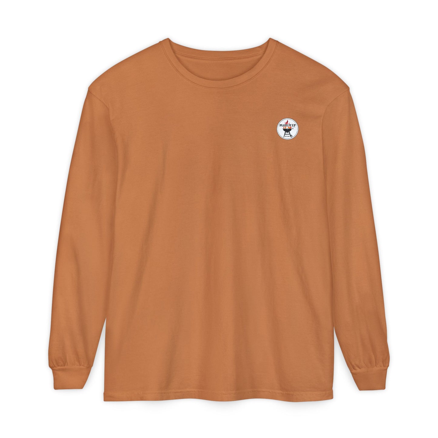 Plate-It-Up! Unisex Garment-dyed Long Sleeve T-Shirt