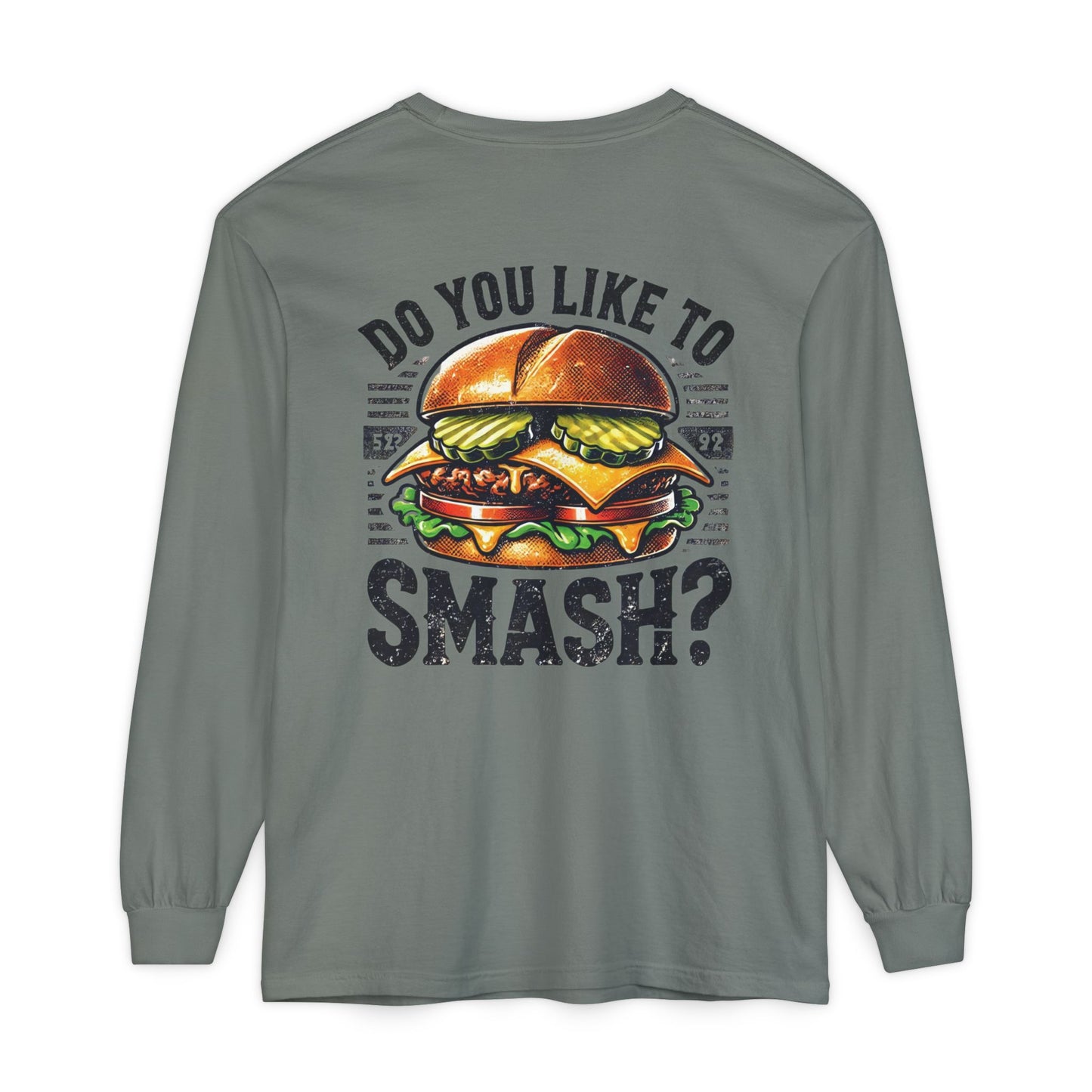 Plate-It-Up! Unisex Garment-dyed Long Sleeve T-Shirt