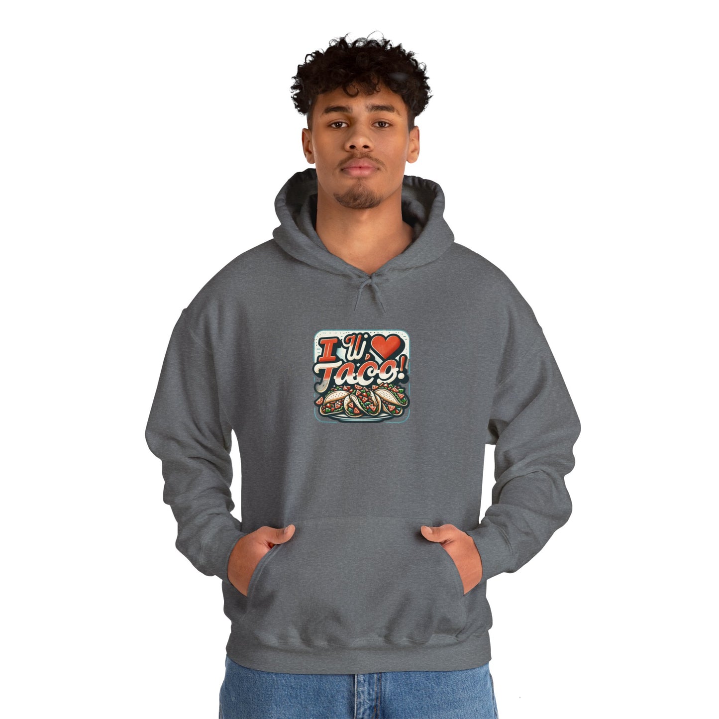 I LUV TACOS - Unisex Heavy Blend™ Hooded Sweatshirt