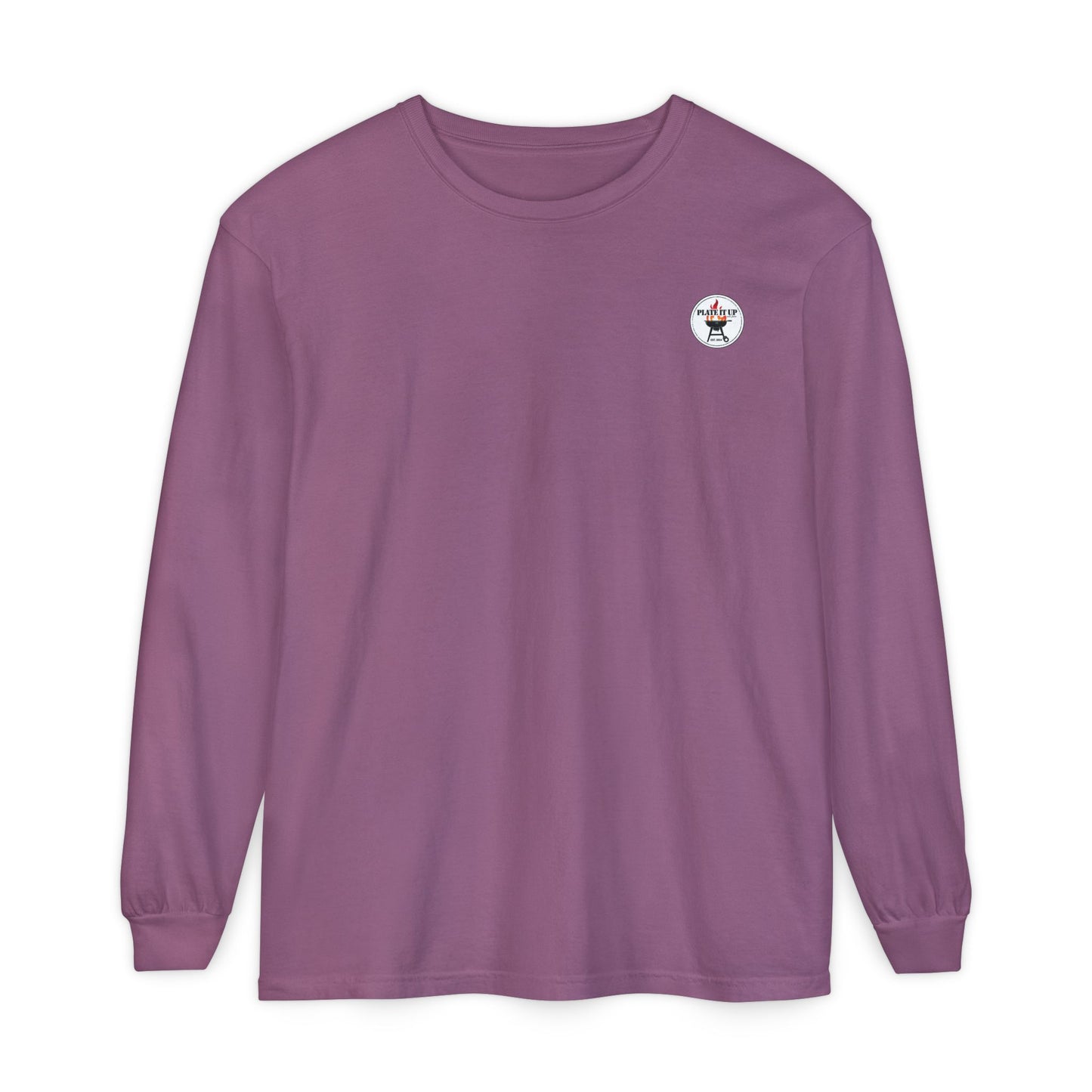 Plate-It-Up! Unisex Garment-dyed Long Sleeve T-Shirt