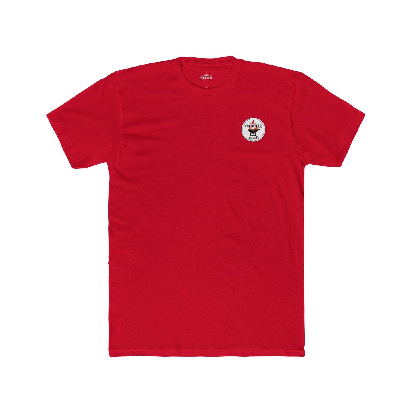 Funny Smash Burger Unisex Cotton Crew Tee