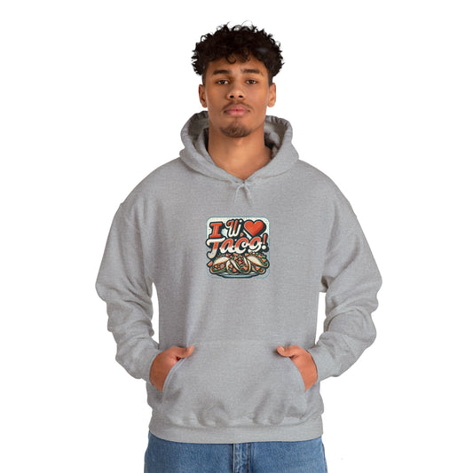 I LUV TACOS - Unisex Heavy Blend™ Hooded Sweatshirt
