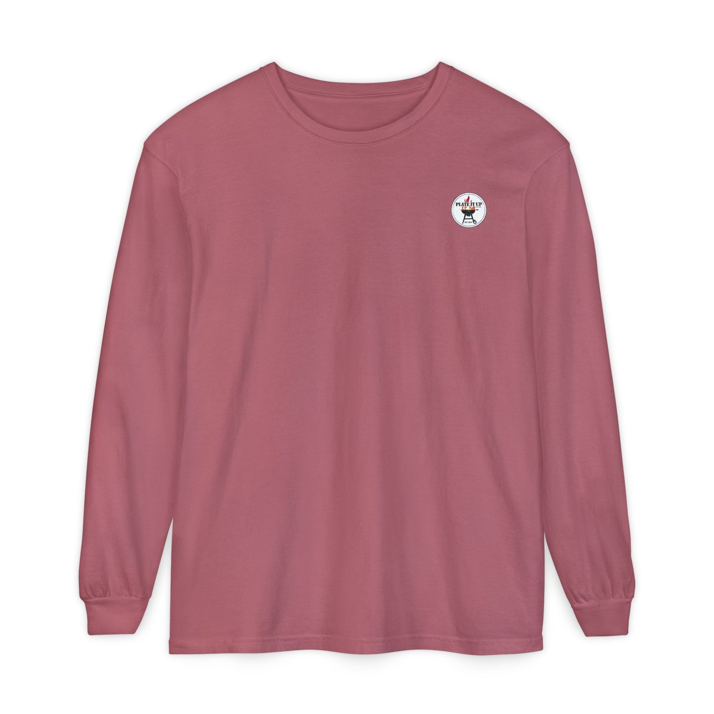 Plate-It-Up! Unisex Garment-dyed Long Sleeve T-Shirt