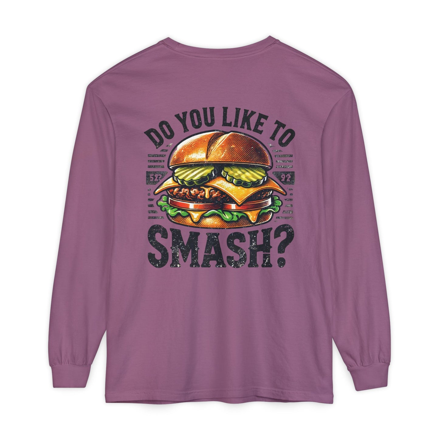 Plate-It-Up! Unisex Garment-dyed Long Sleeve T-Shirt