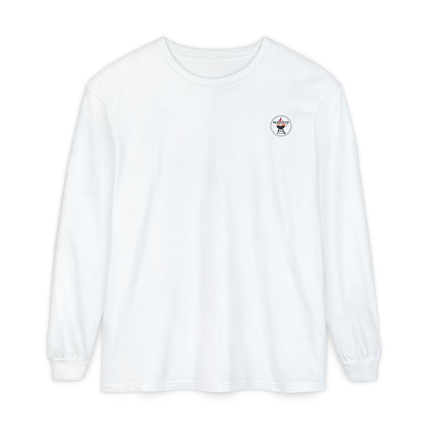 Plate-It-Up! Unisex Garment-dyed Long Sleeve T-Shirt