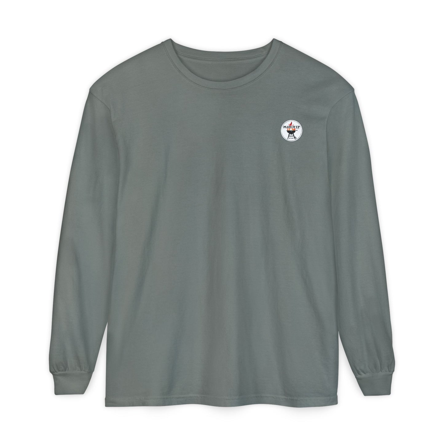 Plate-It-Up! Unisex Garment-dyed Long Sleeve T-Shirt