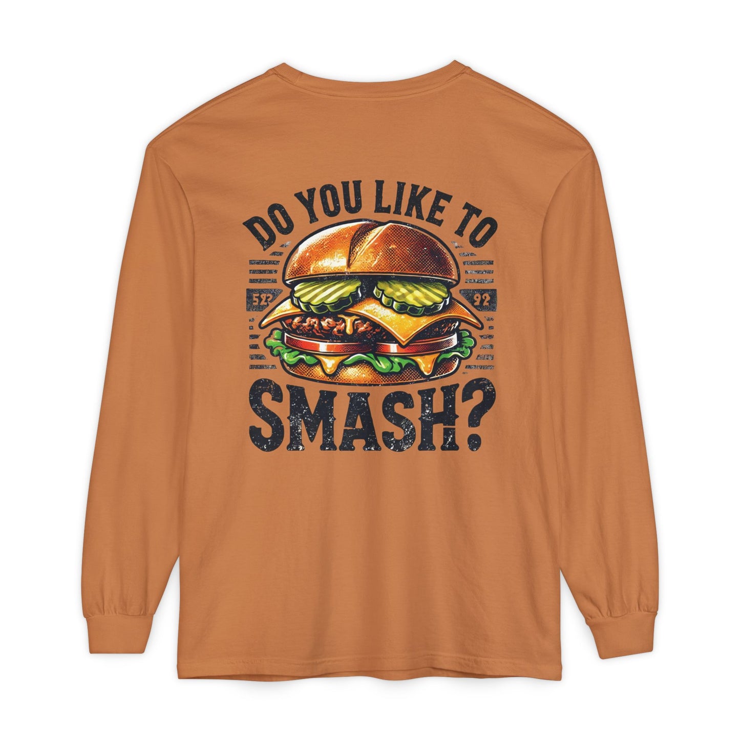 Plate-It-Up! Unisex Garment-dyed Long Sleeve T-Shirt