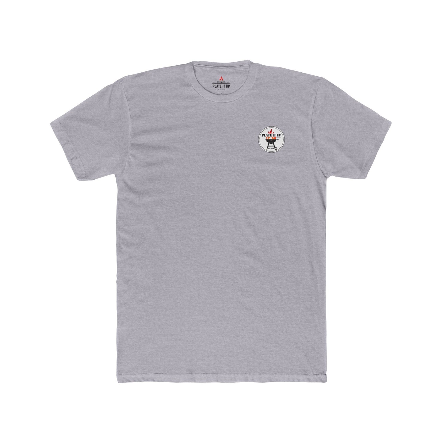 Plate It Up! Unisex Cotton Crew Tee - "Even Vegans Like My Meat!" - Great for BBQ Lovers
