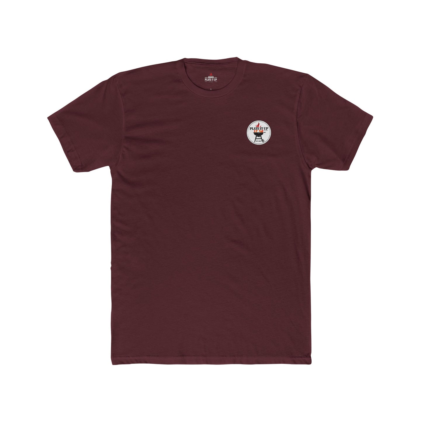 Funny Smash Burger Unisex Cotton Crew Tee