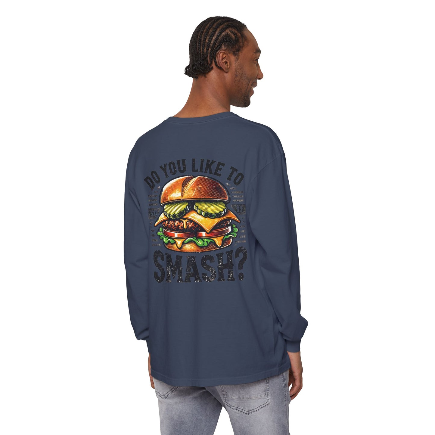 Plate-It-Up! Unisex Garment-dyed Long Sleeve T-Shirt