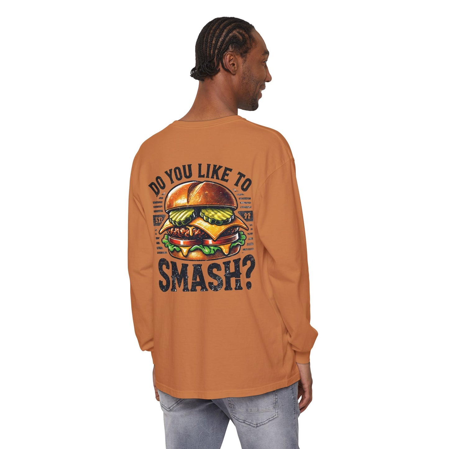 Plate-It-Up! Unisex Garment-dyed Long Sleeve T-Shirt