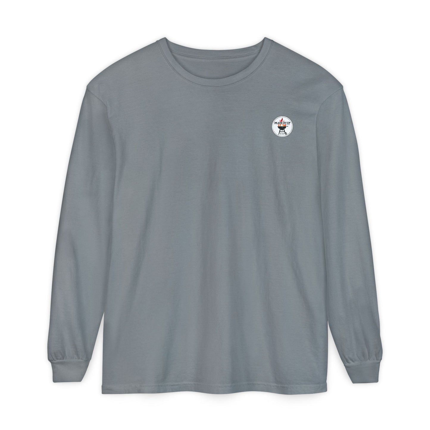 Plate-It-Up! Unisex Garment-dyed Long Sleeve T-Shirt